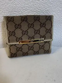 GUCCI グッチ リザード型押し コインケース 小銭入れ ゴールド 金 女性