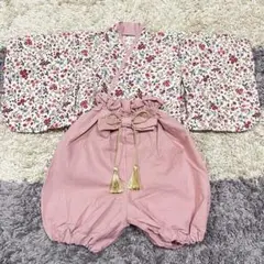 ベビー袴 女の子 和装 70~80cm 花柄 桜 No177 - メルカリ
