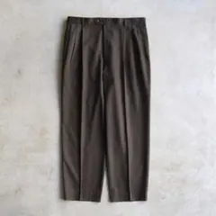 90s ラルフローレン ツータックスラックス ブラウン ローレン W32 L30 90s ラルフローレン ツータックスラックス ブラウン ローレン W35 L30