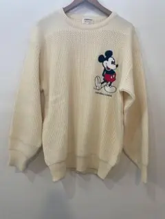 【美品】ヨシムラ　ミッキーマウス ニット　セーター　ディズニー　ビンテージ