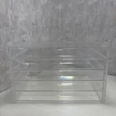 無印良品 重なるアクリルケース5段
