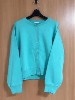 GU スナップボタン カーディガン スウェット M