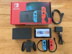 【付属品完備】Nintendo Switch (ネオンブルー/ネオンレッド)
