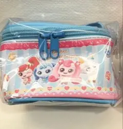 【新品】シークレット キャッチティニピン ミニバニティポーチ ブルー ポーチ ④