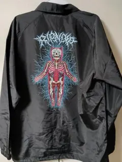 リップンディップ　ブラックナイロンジャケット ス