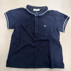 ARMANI JUNIOR 長袖ポロシャツ 青170 ARMANI JUNIOR 青 ポロシャツ 130CM - メルカリ