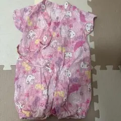 ハローキティ 甚平 50〜60センチ　ピンク