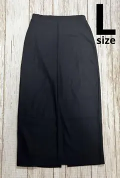 Rafraf 裏起毛ランダムリブナロースカート L