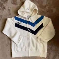 PLUS L by XLARGE 白パーカー　フーディー