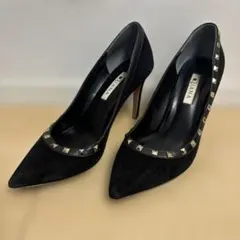 DIANA ダイアナ スタッズ パンプス ブラック