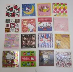 平成レトロ ハローキティ シール 16枚 希少レア キティちゃん ステッカー