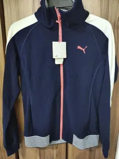 【新品未使用】PUMAフルジップジャケット L ネイビー/ピンク 定価8000円