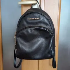 お値下げ！MICHAEL KORS 黒 レザーリュック