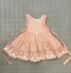 Shirley Temple ノースリーブ　ワンピース 100cm ピンク