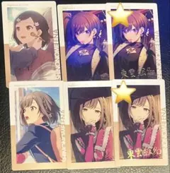 東雲絵名 箔押し 6枚セット プロセカ エピカ エピックカード 21A 24C