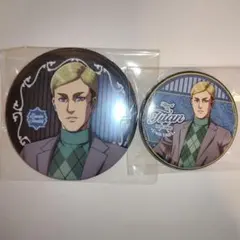 進撃の巨人　IKEPRI　プリンスホテル　特典　メタリック　缶バッジ　エルヴィン