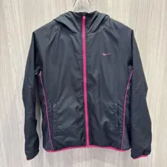 NIKE ウィンドブレーカー フード付き ブラック ピンク L レディースのサムネイル
