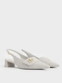 CHARLES & KEITH ポインテッドトゥスリングバックパンプスのサムネイル
