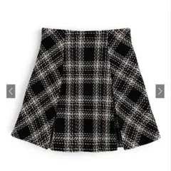 GRL インパン裏地付きツイードチェックミニスカート[tu891]
