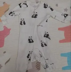 ジェラートピケ　パンダ　ロンパース