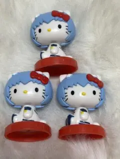 チョコエッグ ハローキティ エヴァンゲリオン✕ハローキティ綾波レイ　3体セット