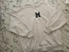 オーバーサイズロゴ刺繍スウェット トレーナー