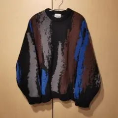 EMMA CLOTHES ニットセーター クルーネック　ブラックM