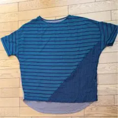 Hunch 切り替え プルオーバー カットソー Tシャツ　　ボーダー