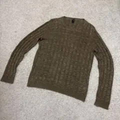 【イタリア製】RC（ロベルトコリーナ） リネンコットン ケーブルニット