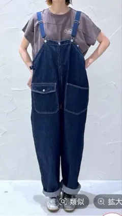 ニコアンド オーバーオール JEANS 2025AW WIDE DENIM