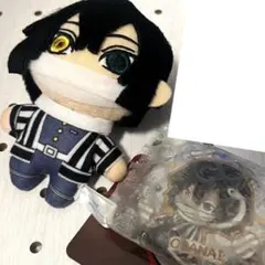 鬼滅の刃 ぬいぐるみ 缶バッジ 伊黒小芭内