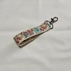 バッグチャーム インド刺繍リボン シリーズ1-⑥