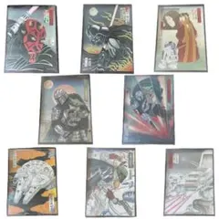 スター・ウォーズ マンダロリアン ボバフェット浮世絵ポスターセット 8種セットのサムネイル