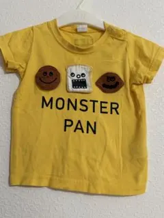 CHEEK ROOM MONSTER PAN Tシャツ イエロー 80のサムネイル