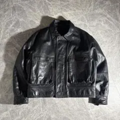希少90s 】VERSACE JEANS COUTUREコットンライダース M - メルカリ