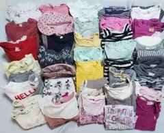 女の子　長袖Tシャツ、トレーナー、ジャケット36点セットまとめ売り 100cm