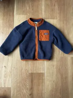 Patagonia フリース アウター ネイビー/オレンジ