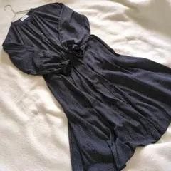 mila Owen ミラオーエン ドット柄 ふんわりロングワンピースサイズフリー