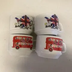 新品同様★スヌーピー　ミニマグカップ　4個セット★70周年　アフタヌーンティー