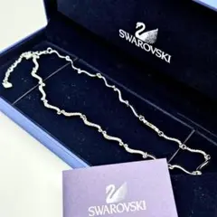 SWAROVSKI 総ラインストーンネックレス 〈201-11〉