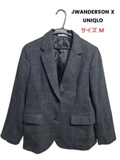 [美品] JW ANDERSON × ユニクロ チェック柄 ジャケット 秋 M