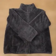 キッズ フリースジャケット グレー