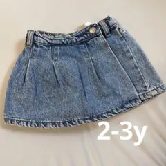 zara デニムスカート 2-3y