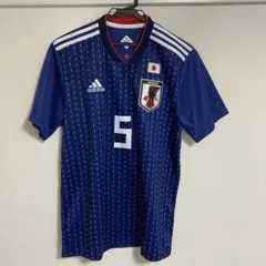 【美品】adidas サッカー日本代表 長友佑都 ユニフォーム 5番のサムネイル