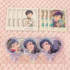 あんスタ 伏見弓弦 ぱしゃっつ vol.4 フィギュア おまんじゅう 缶バッジ あんスタ 伏見弓弦 ぱしゃっつ vol.4 フィギュア おまんじゅう 缶