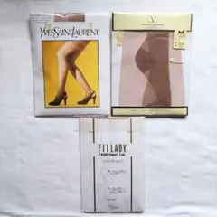 【未開封新品】ストッキング　まとめ売り3足　ベージュ　日本製