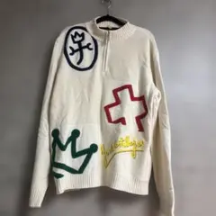 カステルバジャックのハーフジップセーター