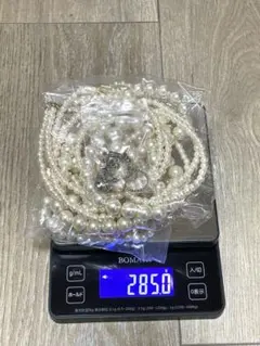 パールネックレスとイヤリングセット