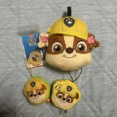 バムセ様専用パウパトロール ラブル ぬいぐるみ フェイスポーチ キーホルダー