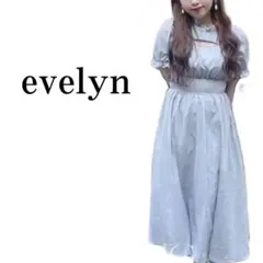エブリン evelyn 花柄カットワンピース